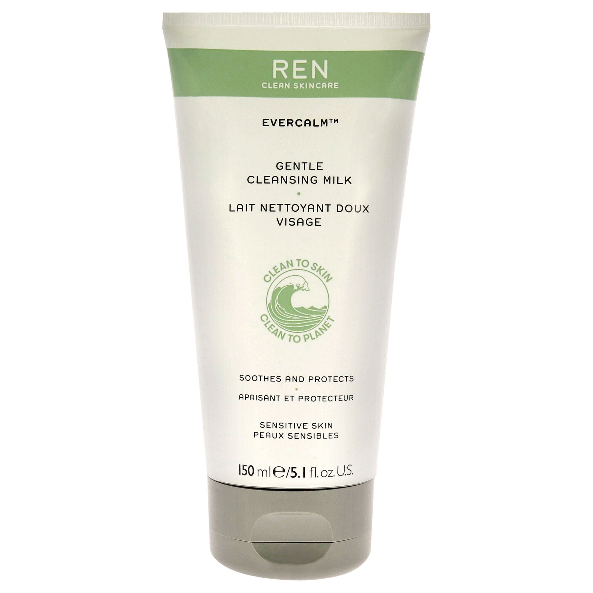 Evercalm Gentle Cleansing Milk by REN for Unisex - 5.1 oz Cleanser, , alternate image number 4
