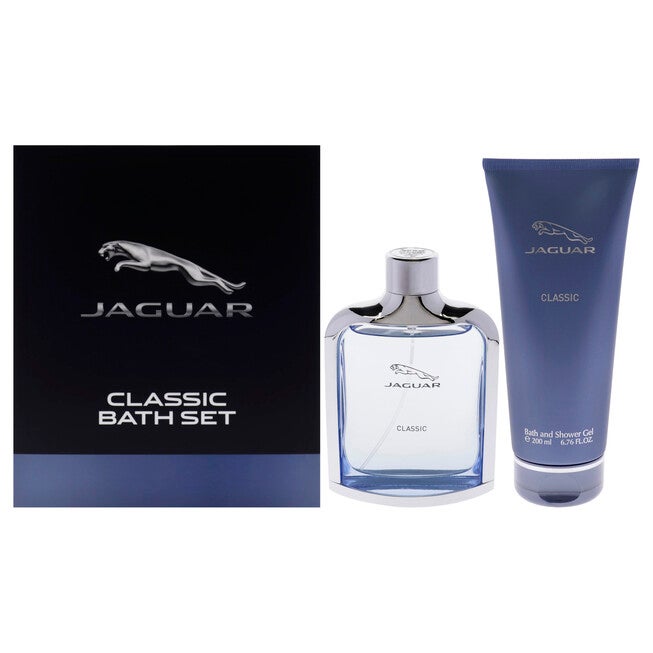 Jaguar Classic Blue by Jaguar for Men - 2 Pc Gift Set 3.4oz EDT Spray, 6.7oz Bath and Shower Gel, NA, hi-res image number null
