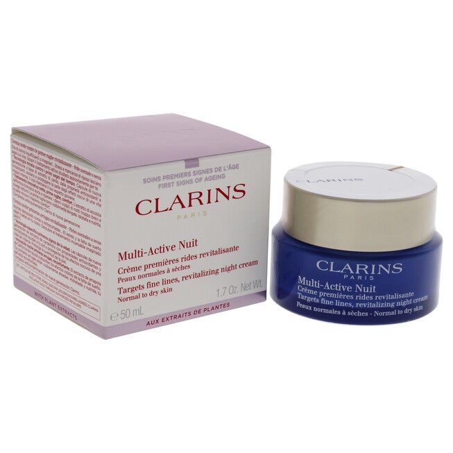 Multi-Active Night Cream - Normal to Dry Skin by Clarins for Unisex - 1.7 oz Cream, , alternate image number null