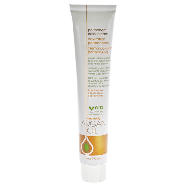 Argan Oil Permanent Color Cream - 7A Medium Ash Blonde by One n Only for Unisex - 3 oz Hair Color, See Description, alternate image number 4