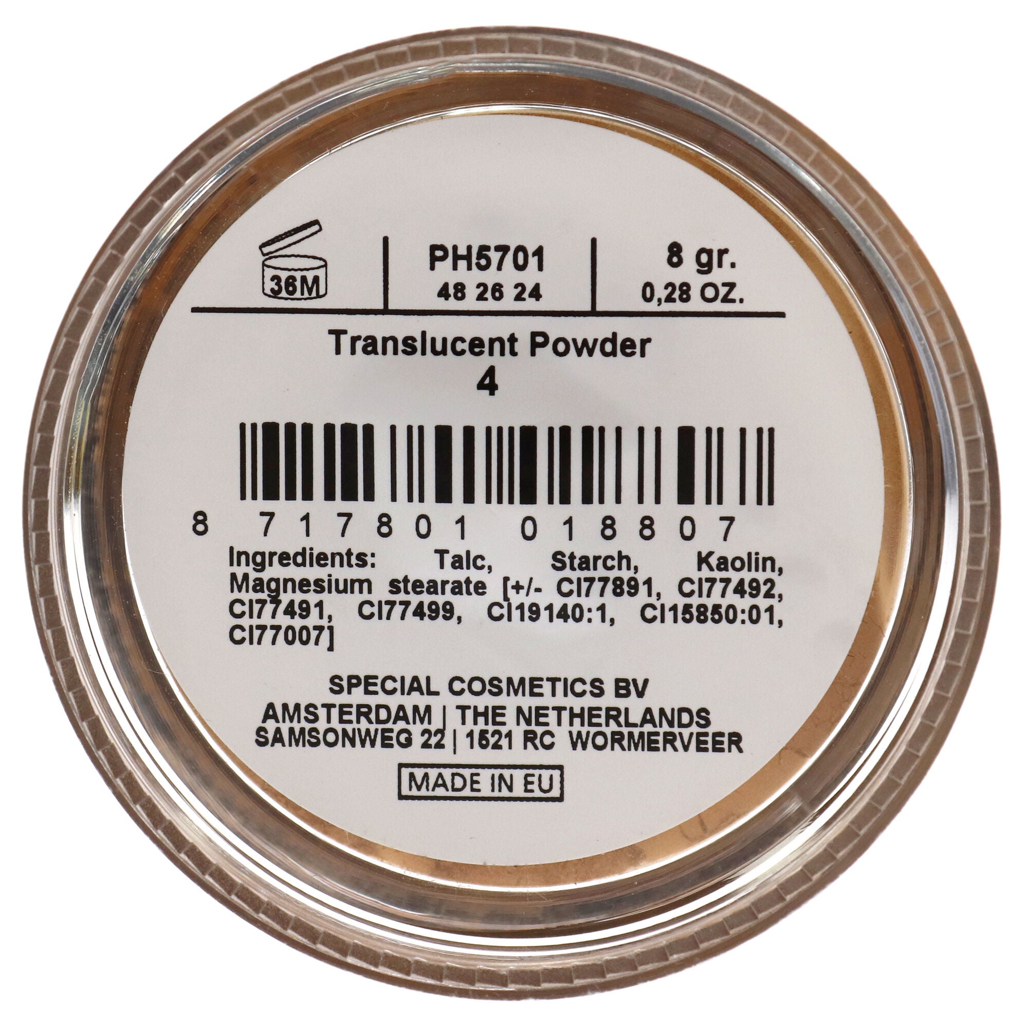 Translucent Powder - 4 by Make-Up Studio for Women 0.28 oz Powder, See Description, alternate image number 1