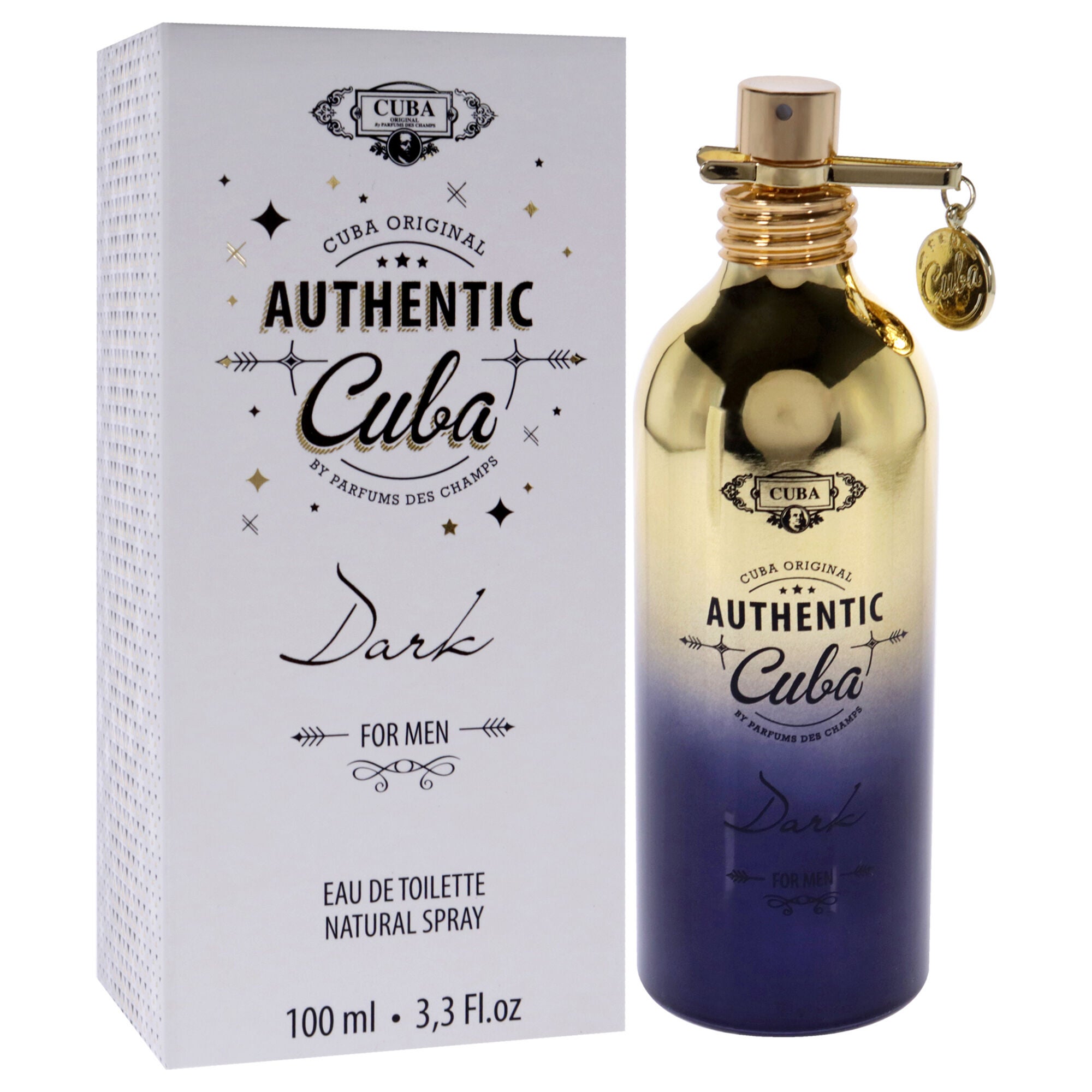 Cuba Authentic Dark by Cuba for Men - 3.3 oz EDT Spray, See Description, alternate image number 1