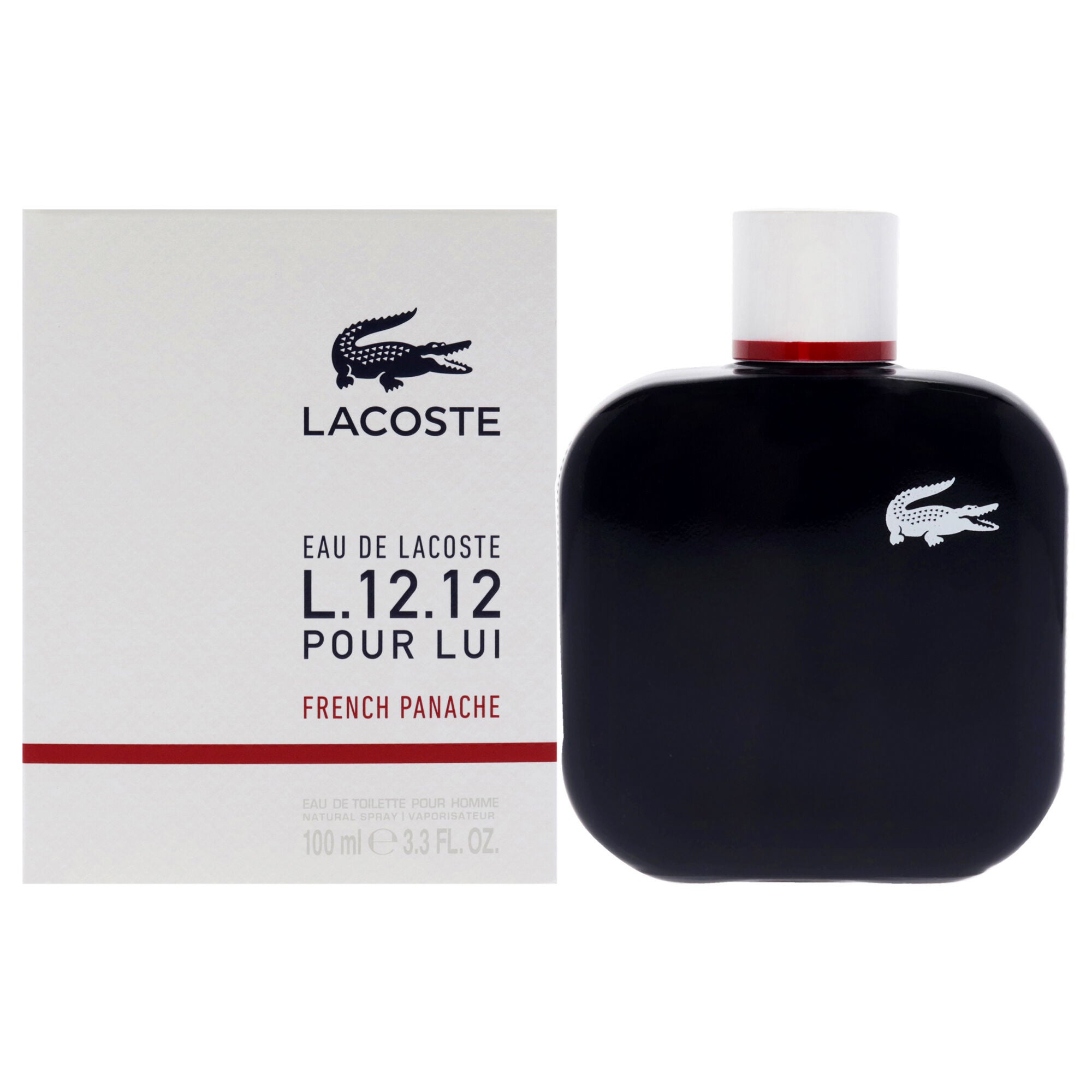 Lacoste Eau de Lacoste L.12.12 Pour Homme French Panache by Lacoste for Men - 3.3 oz EDT Spray, See Description, hi-res image number 0