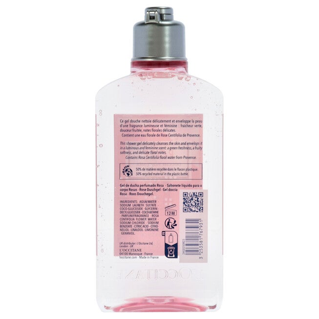 Rose Shower Gel by LOccitane for Women - 8.4 oz Shower Gel, See Description, alternate image number 2