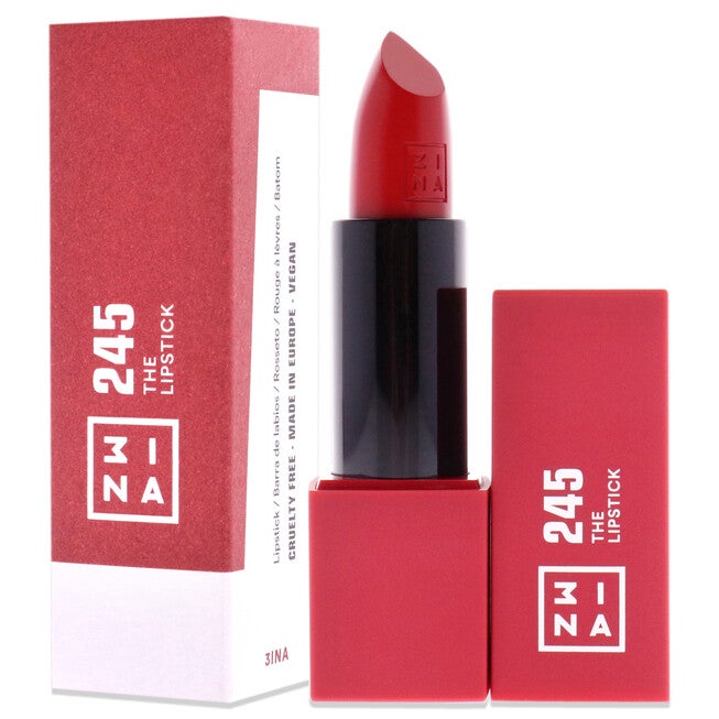 The Lipstick - 245 Deep True Red by 3INA for Women - 0.16 oz Lipstick, NA, alternate image number null