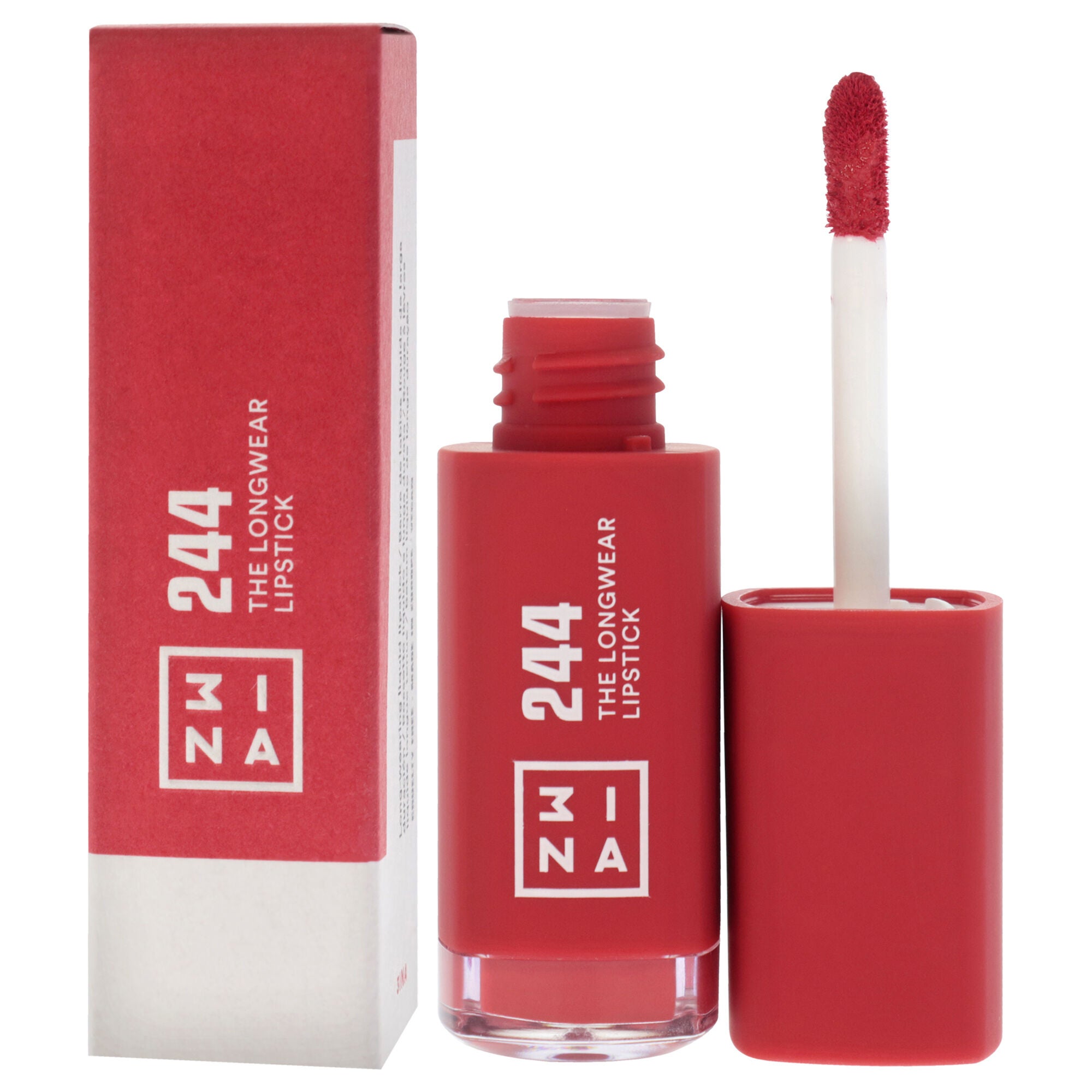 The Longwear Lipstick - 244 Red by 3INA for Women - 0.20 oz Lipstick, See Description, alternate image number 2