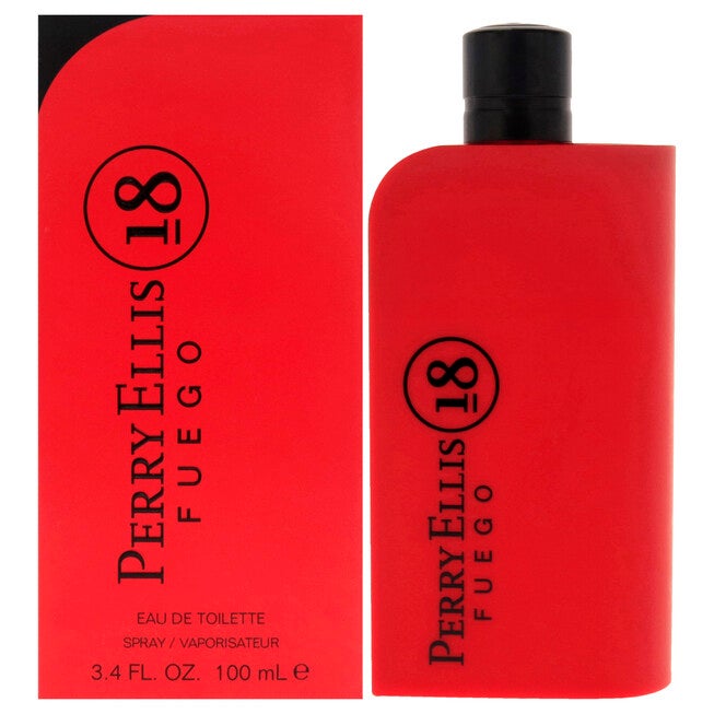 Perry Ellis 18 Fuego by Perry Ellis for Men - 3.4 oz EDT Spray, See Description, hi-res image number 0