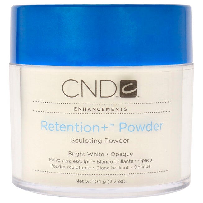 Retention Plus Powder Sculpting Powder - Bright White by CND for Women - 3.7 oz Nail Powder, NA, hi-res image number null