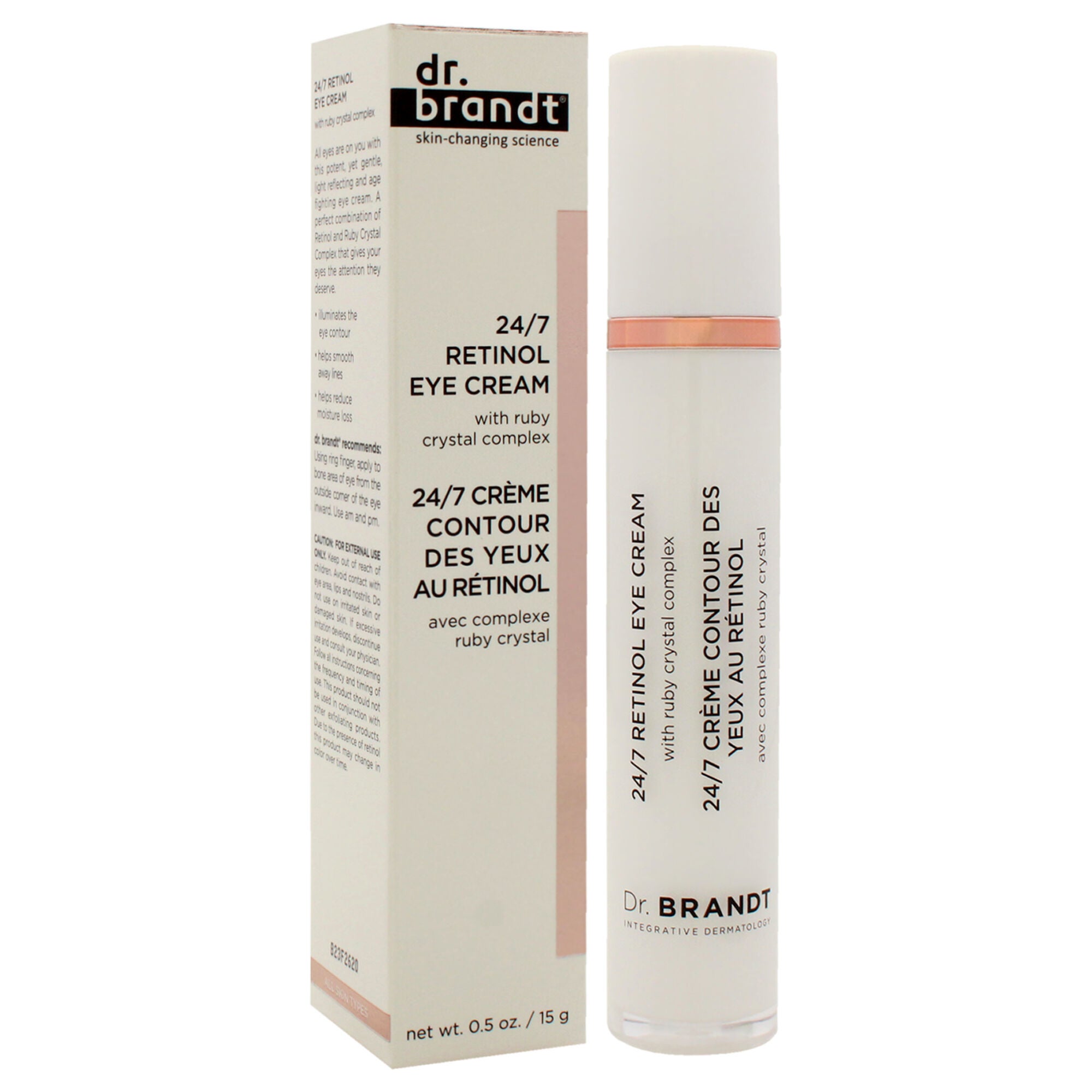 24-7 Retinol Eye Cream by Dr. Brandt for Women - 0.5 oz Cream, NA, alternate image number 2