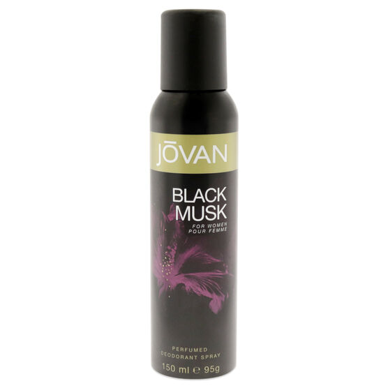 Black Musk by Jovan for Women - 5 oz Deodorant Spray, , alternate image number null