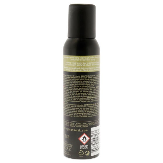 Black Musk by Jovan for Women - 5 oz Deodorant Spray, , alternate image number null