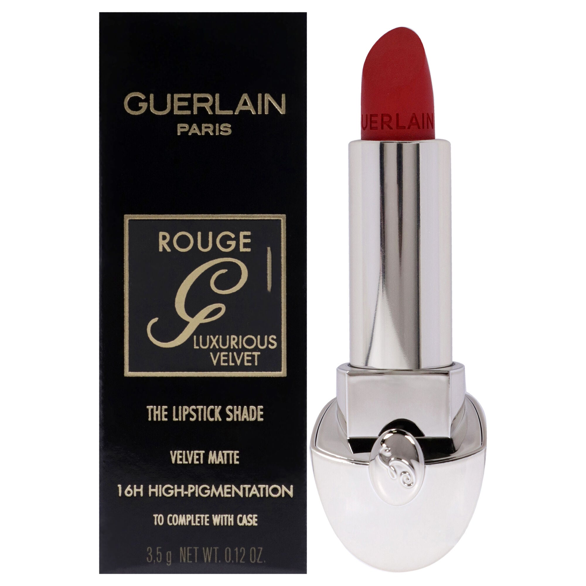 Rouge G Luxurious Velvet Matte Lipstick - N880 Ruby Red by Guerlain for Women - 0.12 oz Lipstick, See Description, hi-res image number 0