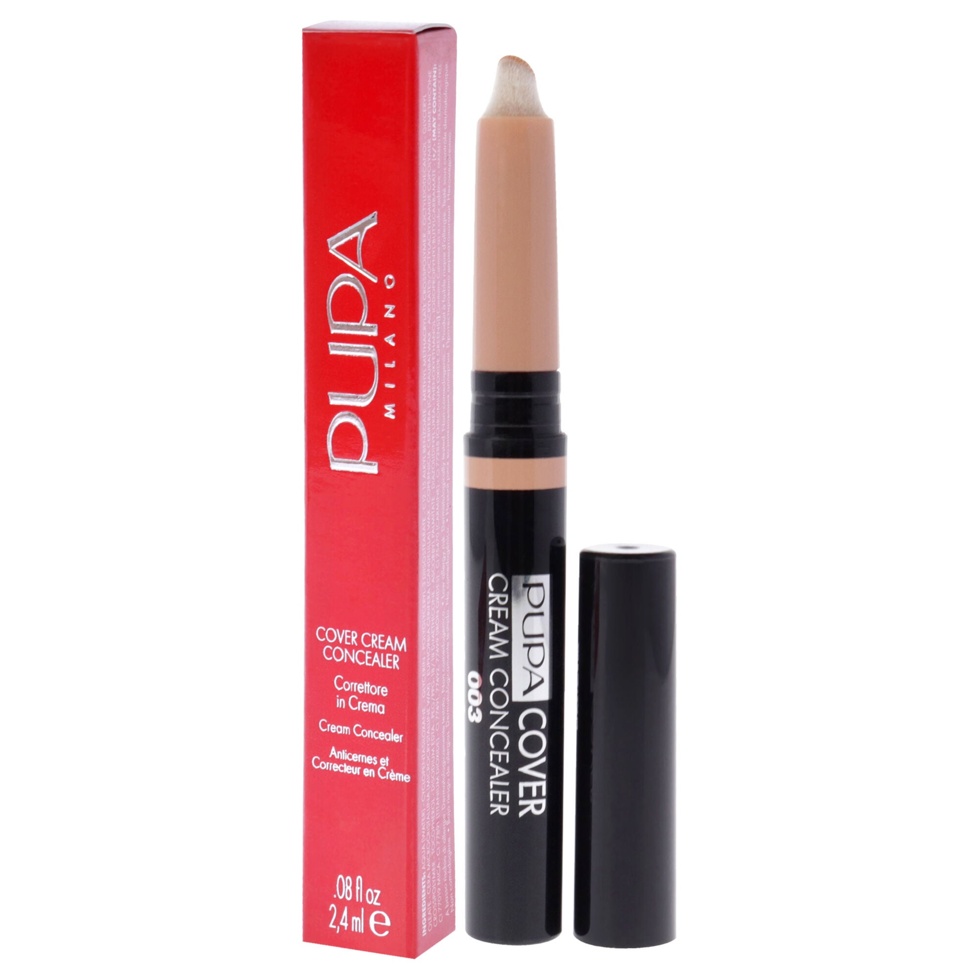 Cover Cream Concealer - 003 Dark Beige by Pupa Milano for Women - 0.08 oz Concealer, See Description, alternate image number 3