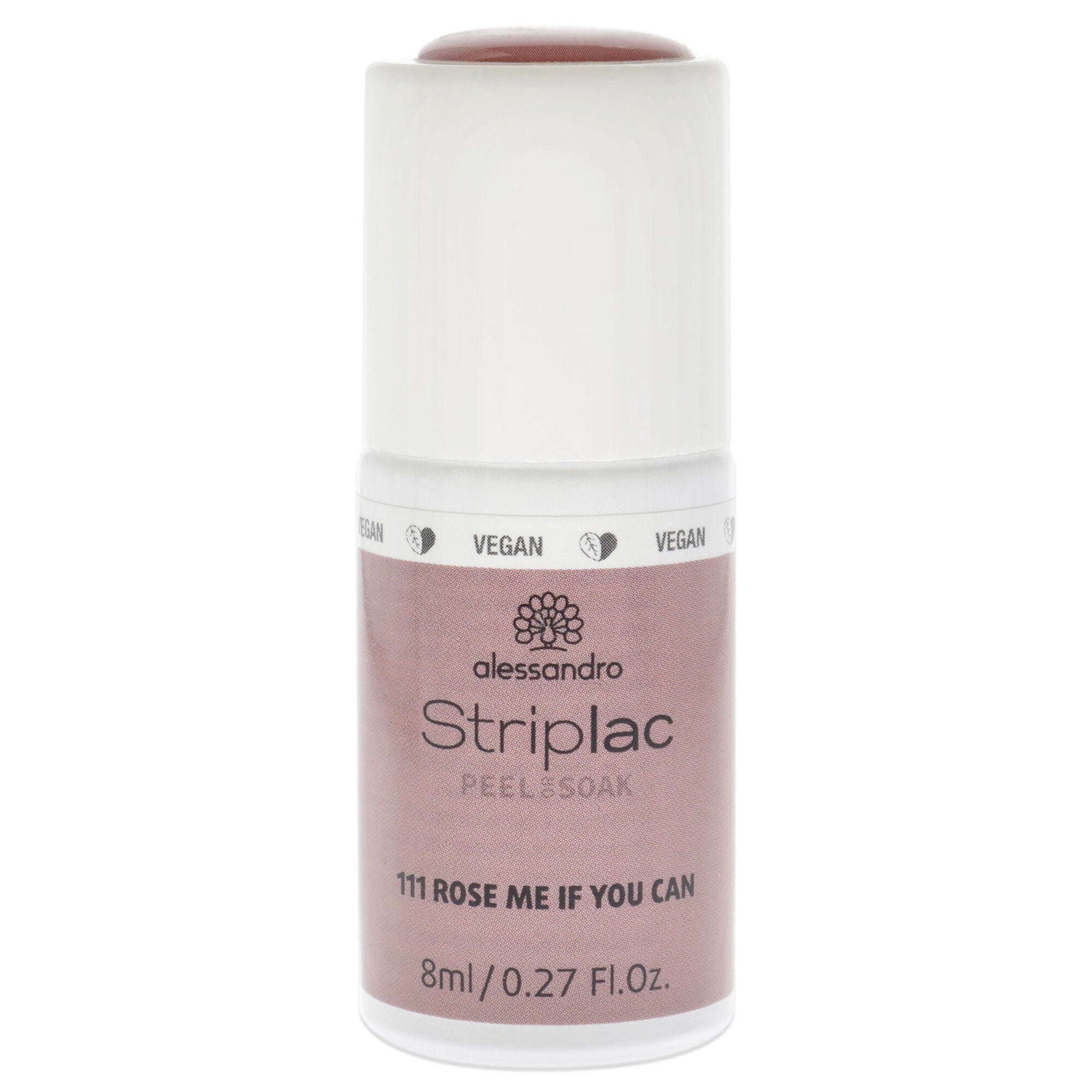 Striplac Peel or Soak - 111 Rose Me If You Can by Alessandro for Women - 0.27 oz Nail Polish, See Description, hi-res image number 0