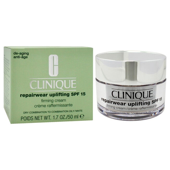 Repairwear Uplifting SPF 15 Firming Cream - Dry Combination To Oily Skin by Clinique for Unisex - 1.7 oz Cream, See Description, alternate image number 1