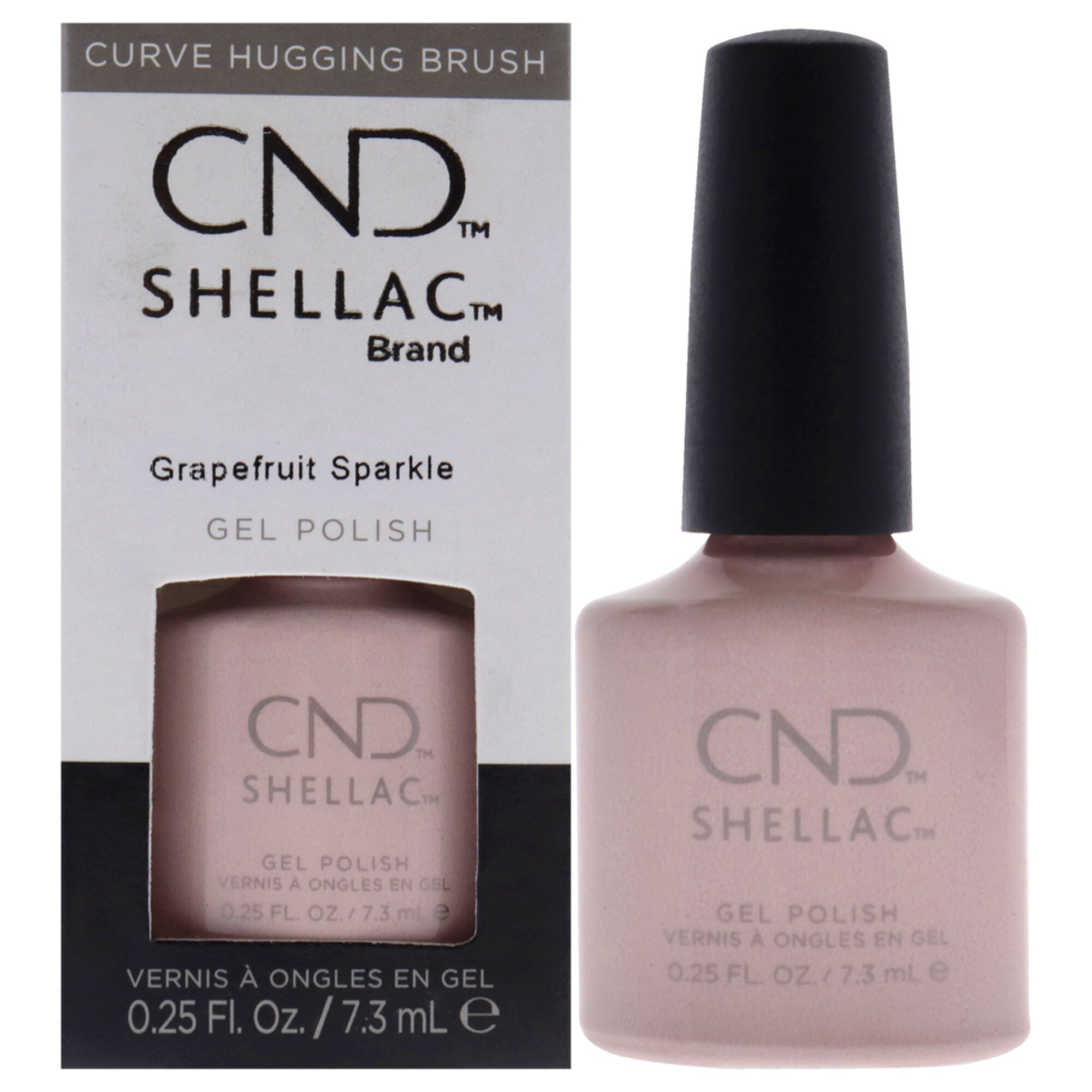 Shellac Nail Color - Grapefruitsparkle by CND for Women - 0.25 oz Nail Polish, See Description, hi-res image number 0