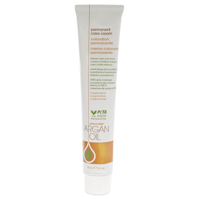 Argan Oil Permanent Color Cream - 7RG Medium Tangerine Blonde by One n Only for Unisex - 3 oz Hair Color, See Description, alternate image number 4