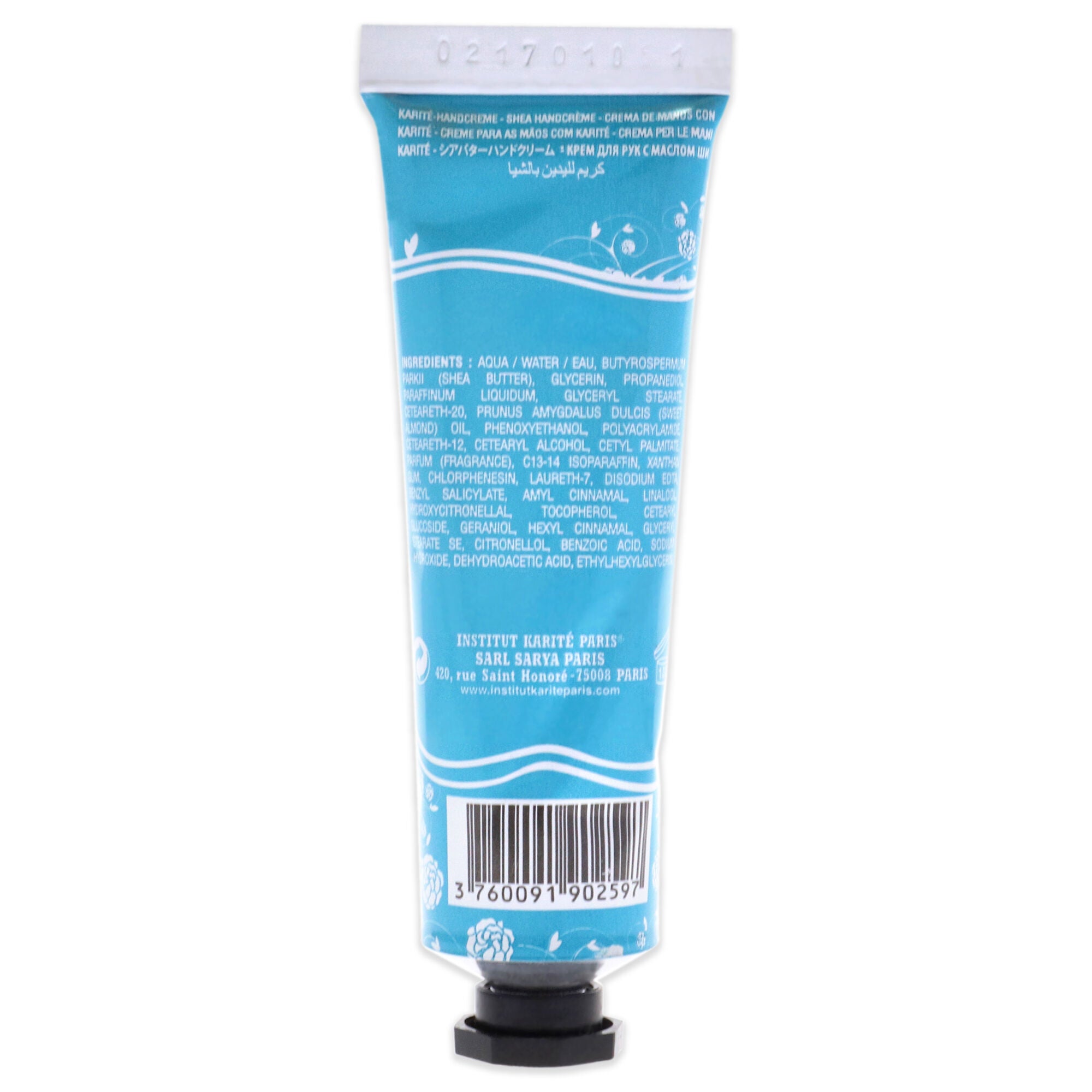 Paris Shea Hand Cream So Elegant - Gardenia by Institut Karite for Unisex - 1 oz Cream, See Description, alternate image number 1