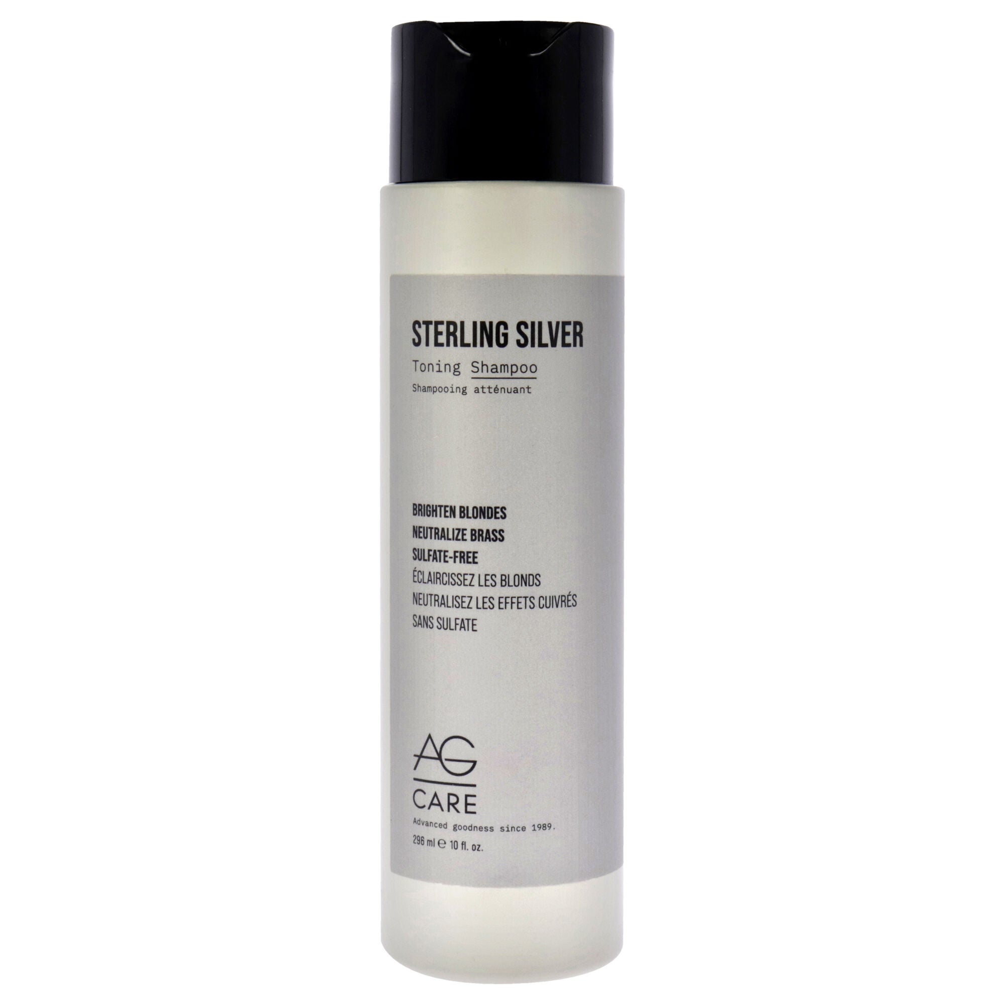 Sterling Silver Toning Shampoo by AG Hair Cosmetics for Unisex - 10 oz Shampoo, See Description, hi-res image number 0