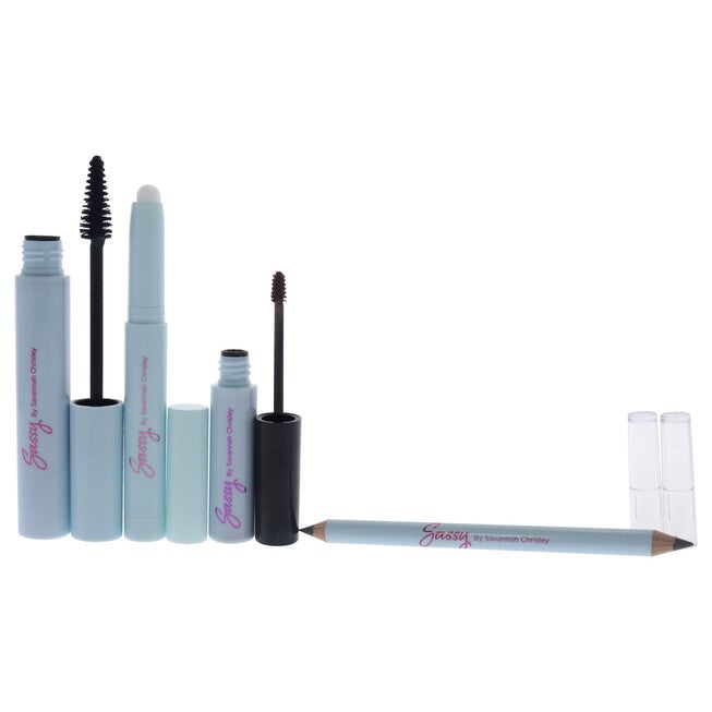 Breakup Collection All Eyes on me Brow and Lash Kit - Medium-Dark by Sassy by Savannah Chrisley for Women - 6 Pc Set, , alternate image number null