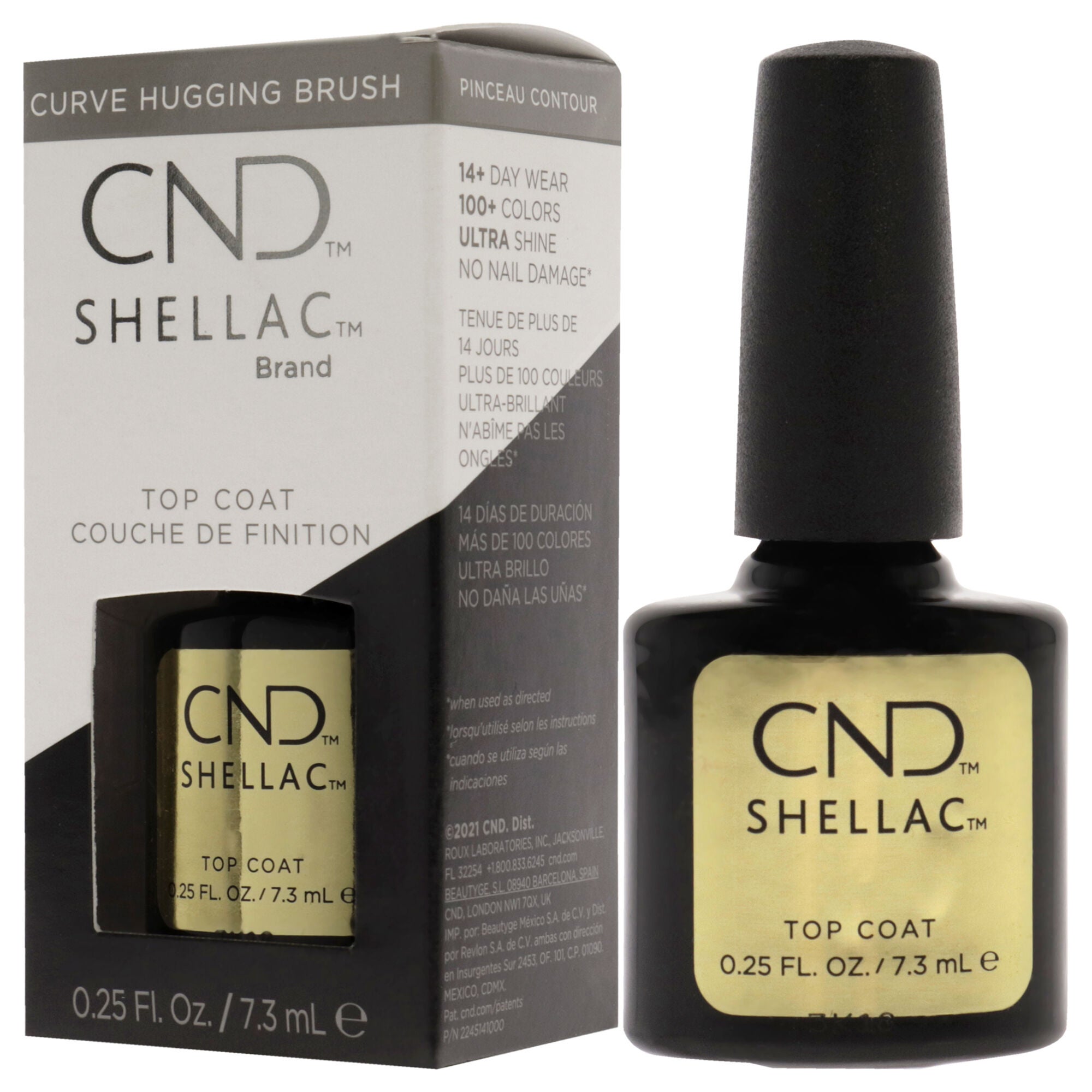 Shellac Nail Color - Original Top Coat by CND for Women - 0.25 oz Nail Polish, , alternate image number 8
