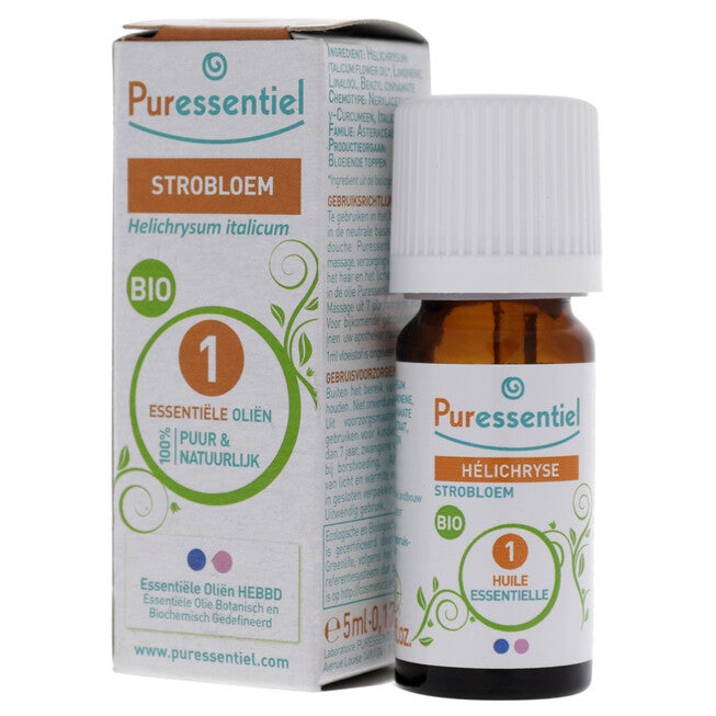 Organic Essential Oil - Helychrysum (Everlasting) by Puressentiel for Unisex - 0.17 oz Oil, NA, alternate image number null