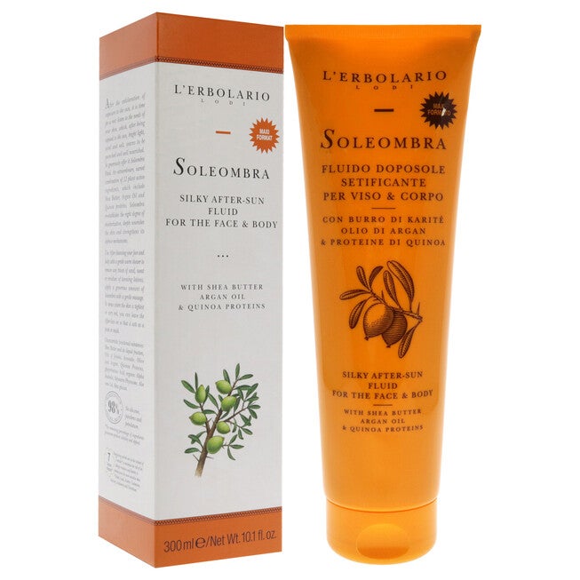 Soleombra Silky After-Sum Fluid by LErbolario for Unisex - 10.1 oz Sunscreen, , alternate image number null