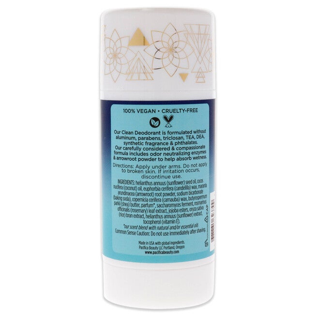 Clean Deodorant Stick - Coconut Cream by Pacifica for Women - 2.8 oz Deodorant Stick, See Description, alternate image number 2