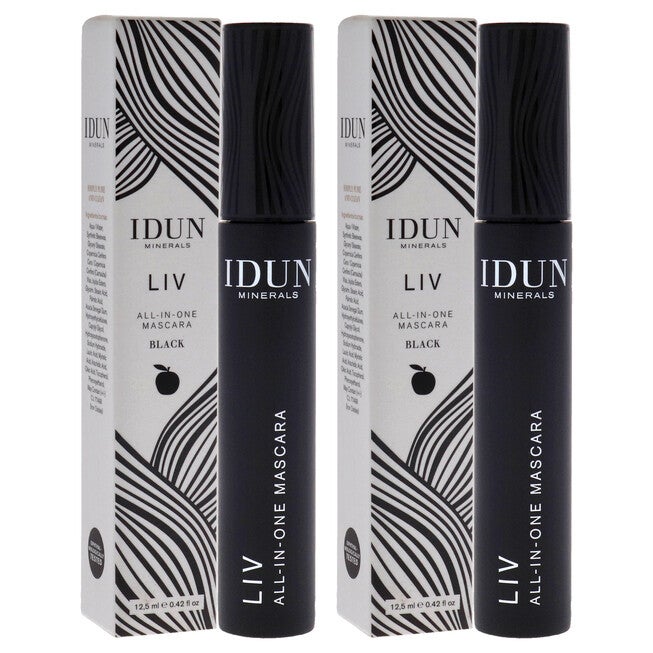 Liv All-in-one Mascara - 014 Black by Idun Minerals for Women - 0.42 oz Mascara - Pack of 2, NA, alternate image number null