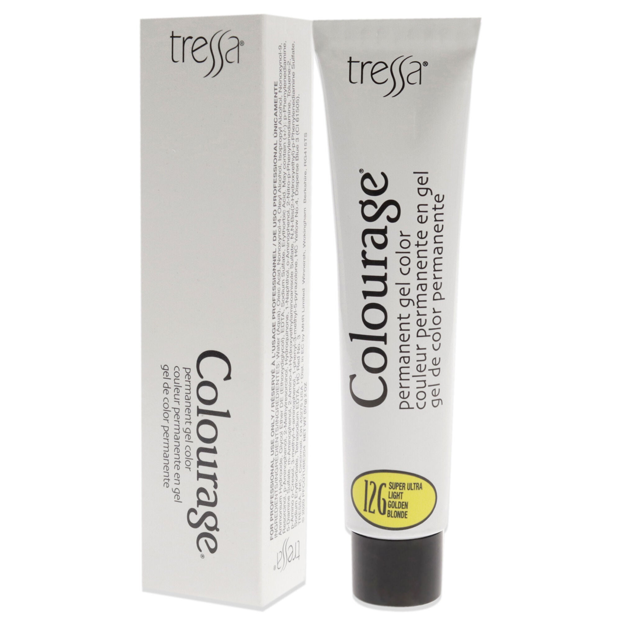 Colourage Permanent Gel Color - 12G Super Ultra Light Golden Blonde by Tressa for Unisex - 2 oz Hair Color, , alternate image number 7