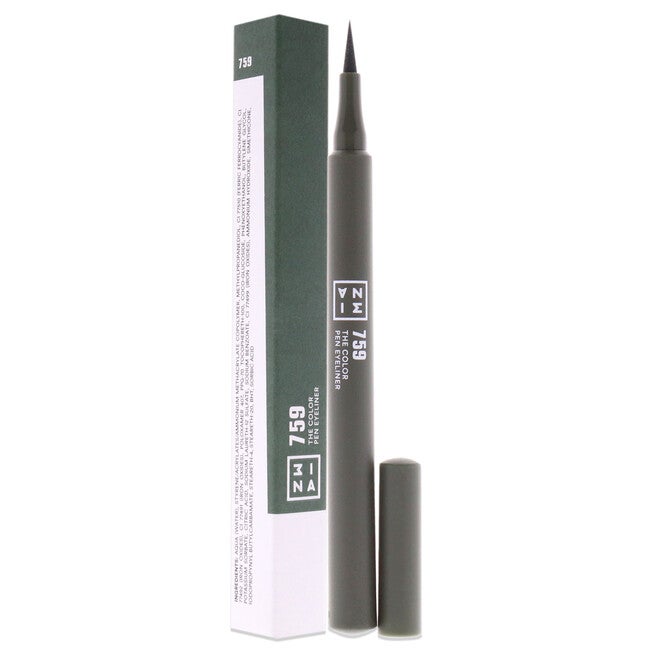 The Color Pen Eyeliner - 759 Olive Green by 3INA for Women - 0.034 oz Eyeliner, NA, alternate image number null