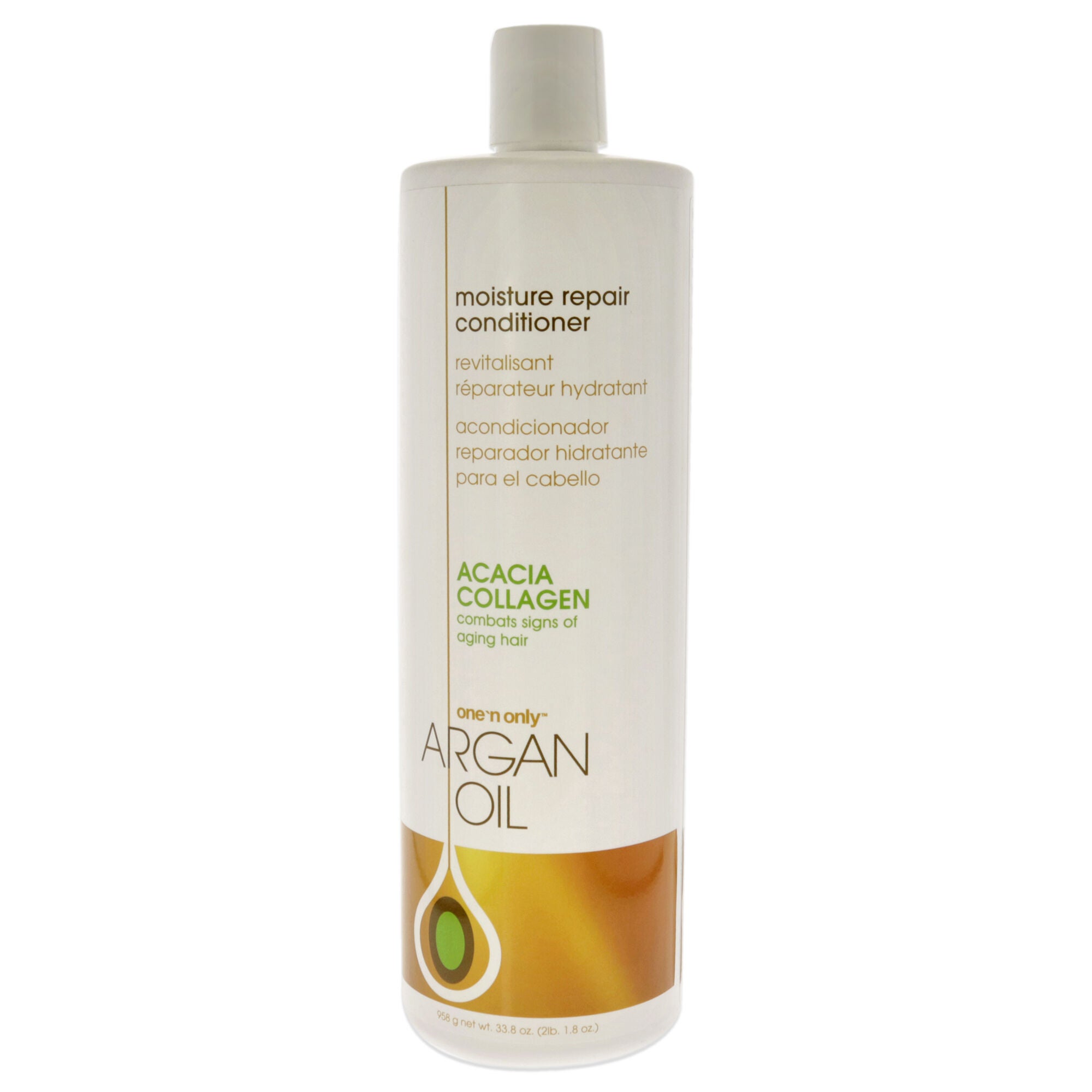Argan Oil Moisture Acacia Collagen Repair Conditioner by One n Only for Unisex - 33.8 oz Conditioner, See Description, hi-res image number 0
