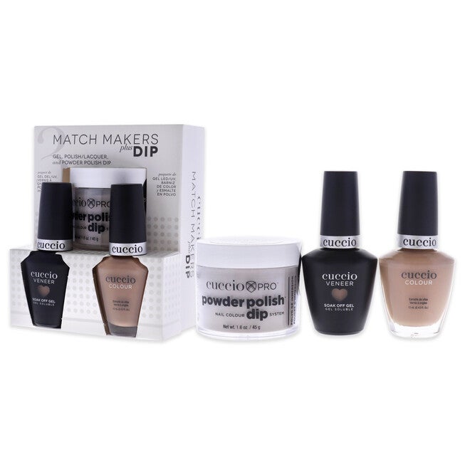 Match Makers Plus Dip - See You Latte by Cuccio Colour for Women - 3 Pc Set, NA, alternate image number null