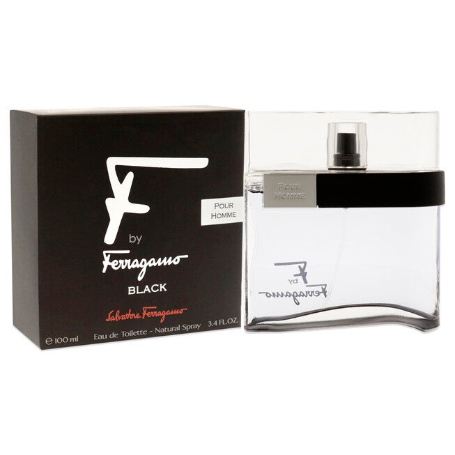 F Black by Salvatore Ferragamo for Men - 3.4 oz EDT Spray, , alternate image number null
