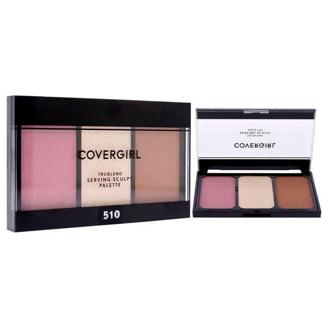 Trublend Serving Sculpt Palette - 510 Rose Nights by CoverGirl for Women - 0.23 oz Makeup, NA, alternate image number null