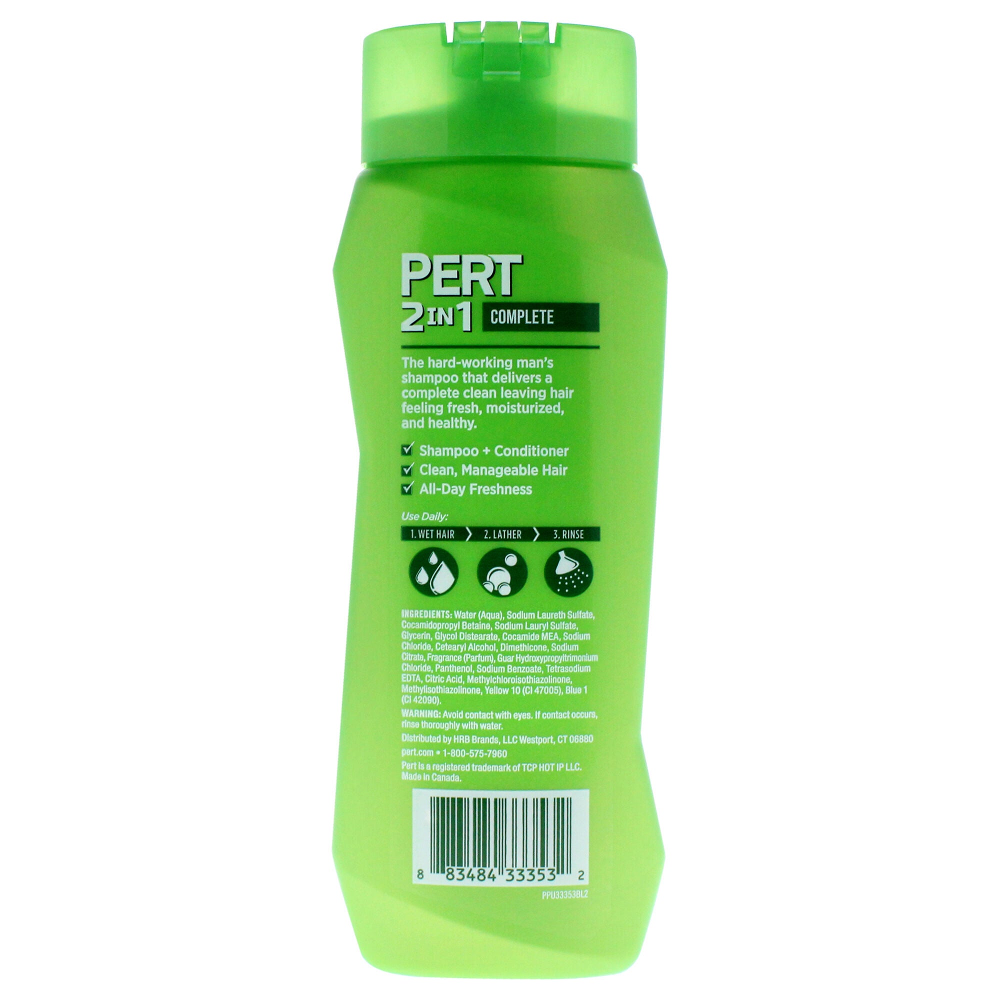 2 in 1 Complete Shampoo and Conditioner by Pert for Unisex - 13.5 oz Shampoo and Conditioner, See Description, alternate image number 2