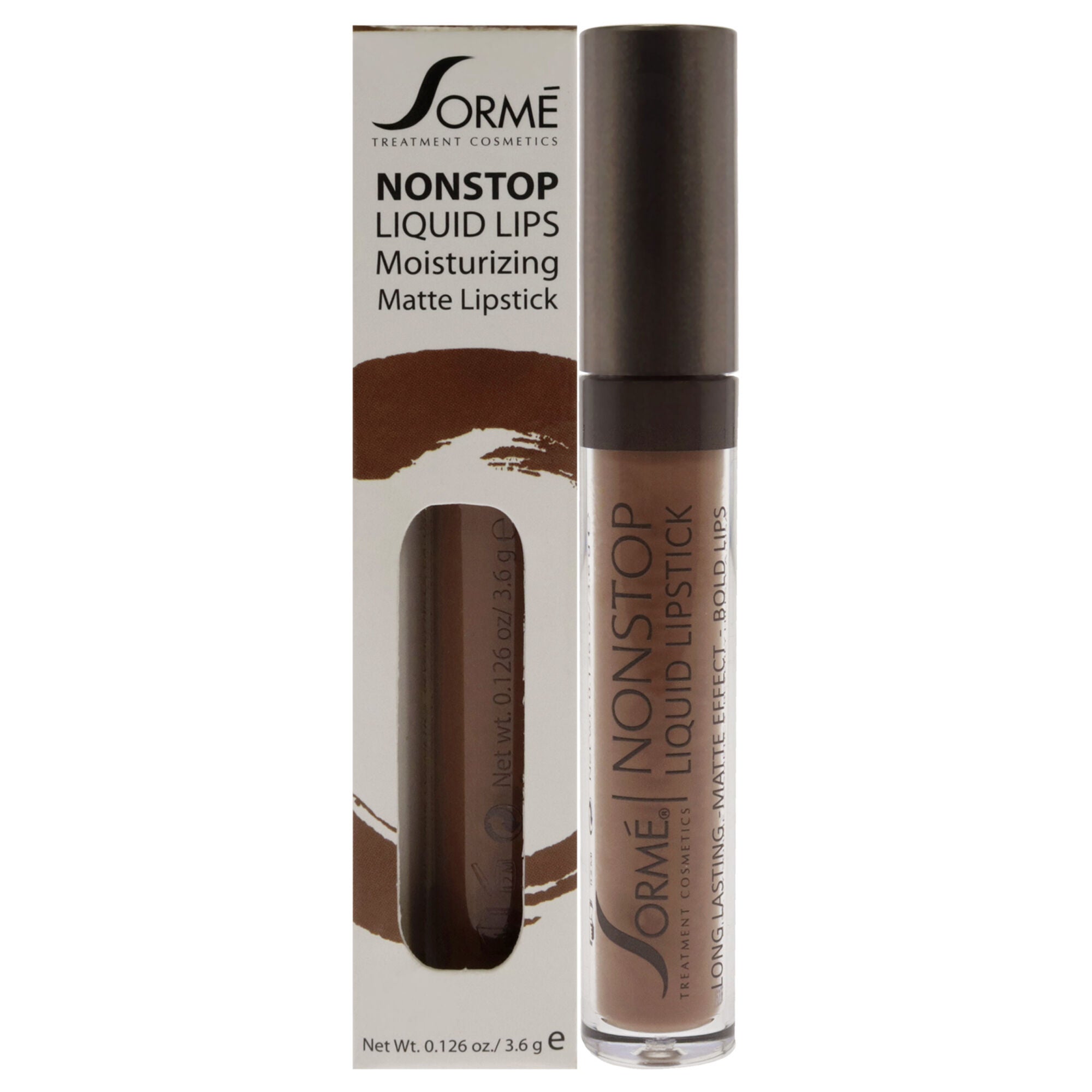 Nonstop Moisturizing Matte Liquid Lipstick - 271 Ribbon by Sorme Cosmetics for Women - 0.126 oz Lipstick, See Description, hi-res image number 0