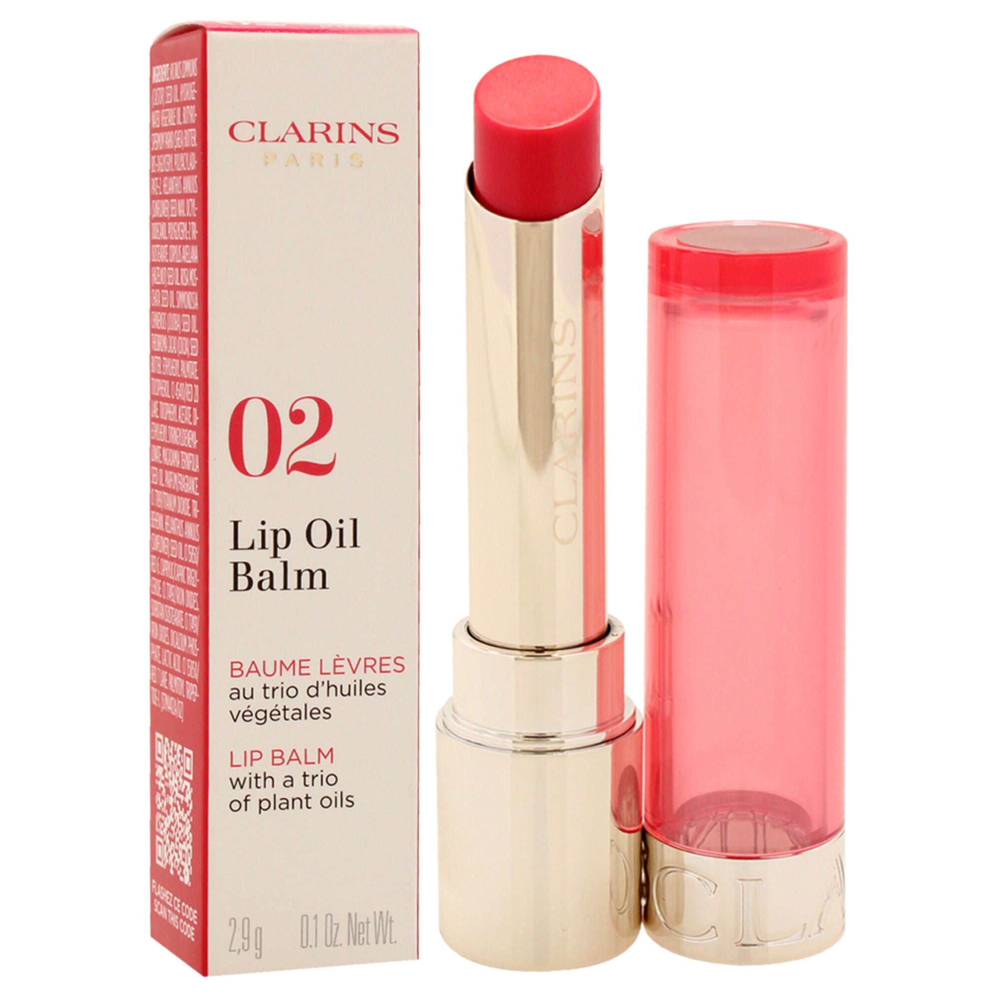 Lip Oil Balm - 02 Pitaya by Clarins for Women - 0.1 oz Lip Balm, See Description, alternate image number 2