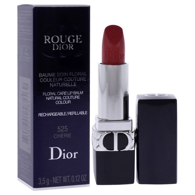 Rouge Dior Floral Care Lip Balm Satin - 525 Cherie by Christian Dior for Women - 0.12 oz Lip Balm (Refillable), , alternate image number null