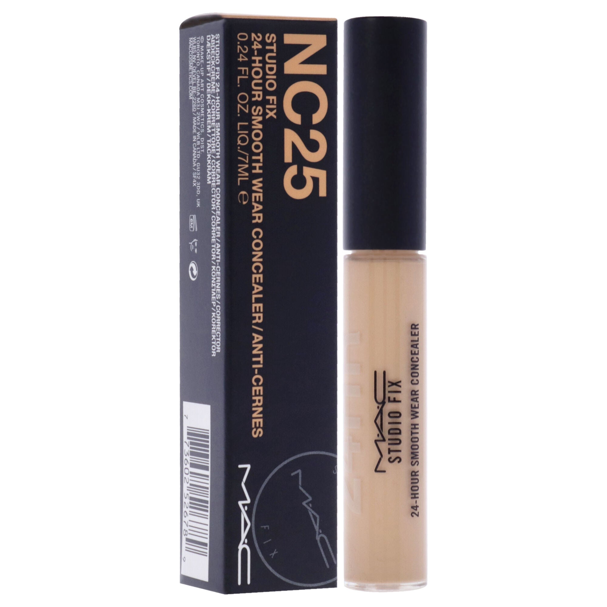 Studio Fix 24 Hour Smooth Wear Concealer - NC25 by MAC for Women - 0.24 oz Concealer, , alternate image number 6