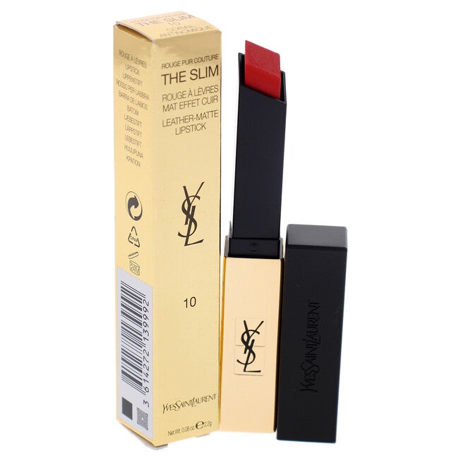 Rouge Pur Couture The Slim Matte Lipstick - 10 Corail Antinomique by Yves Saint Laurent for Women - 0.08 oz Lipstick, , alternate image number null