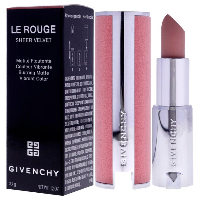 Le Rouge Sheer Velvet Matte Lipstick - 9 Beige Sable by Givenchy for Women - 0.12 oz Lipstick, NA, alternate image number null