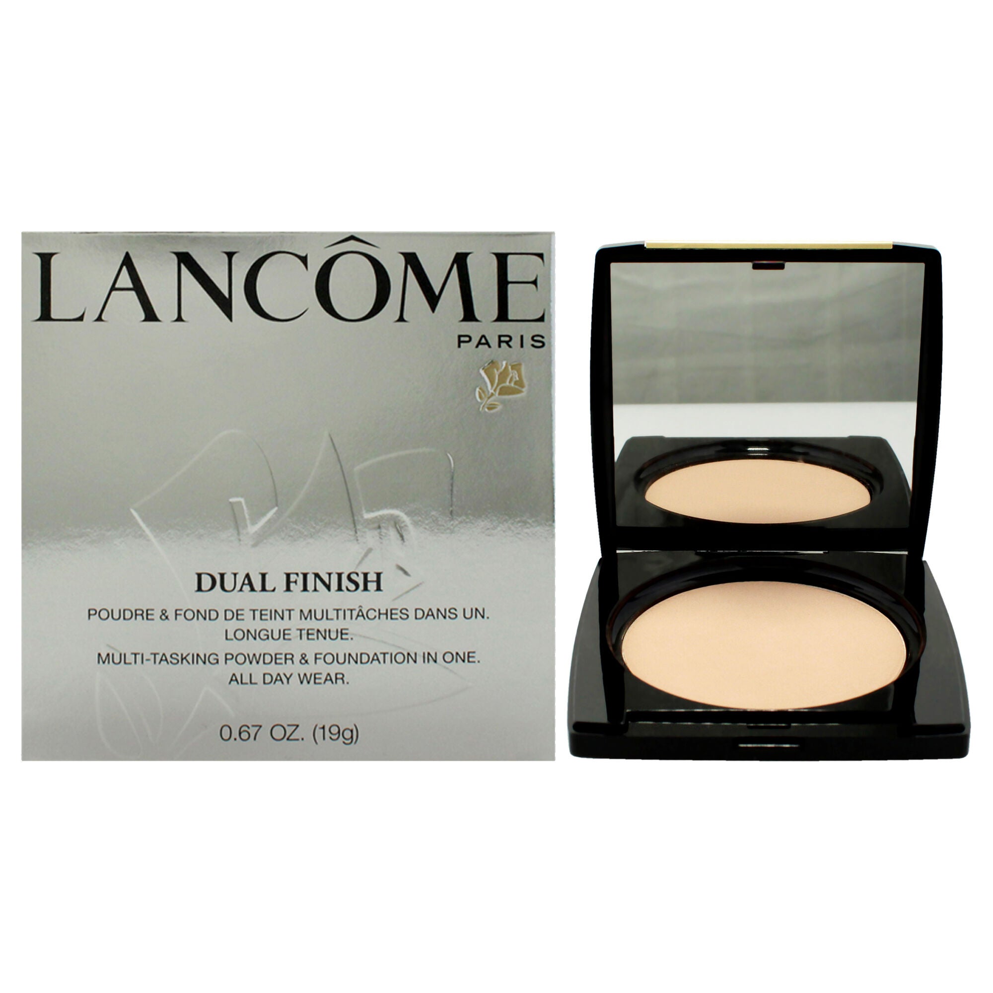 Dual Finish Versatile Powder Makeup - Matte Amande III by Lancome for Women - 0.67 oz Makeup, See Description, hi-res image number 0