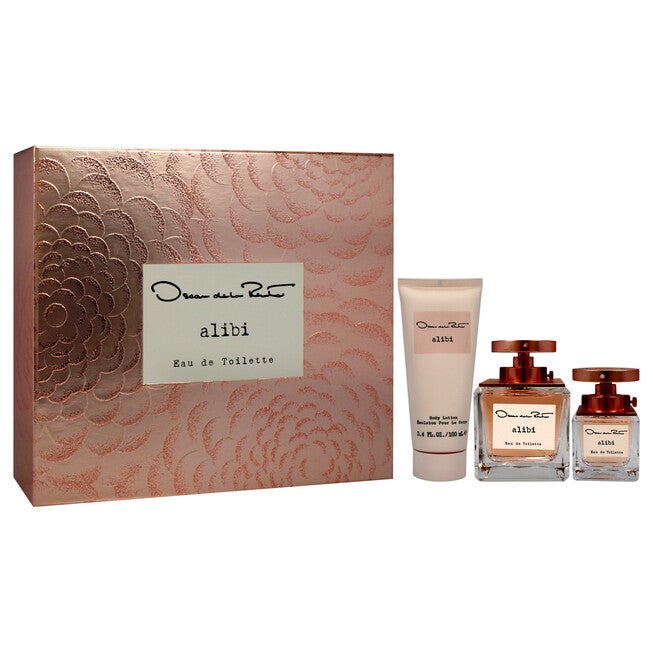 Alibi by Oscar De La Renta for Women - 3 Pc Gift Set 3.4oz EDT Spray, 1oz EDT Spray 3.4oz Body Lotion, NA, alternate image number null