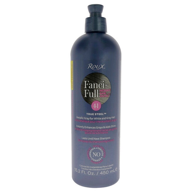 Fanci-Full Rinse Instant Hair Color - 41 True Steel by Roux for Unisex - 15.2 oz Hair Color, See Description, hi-res image number 0