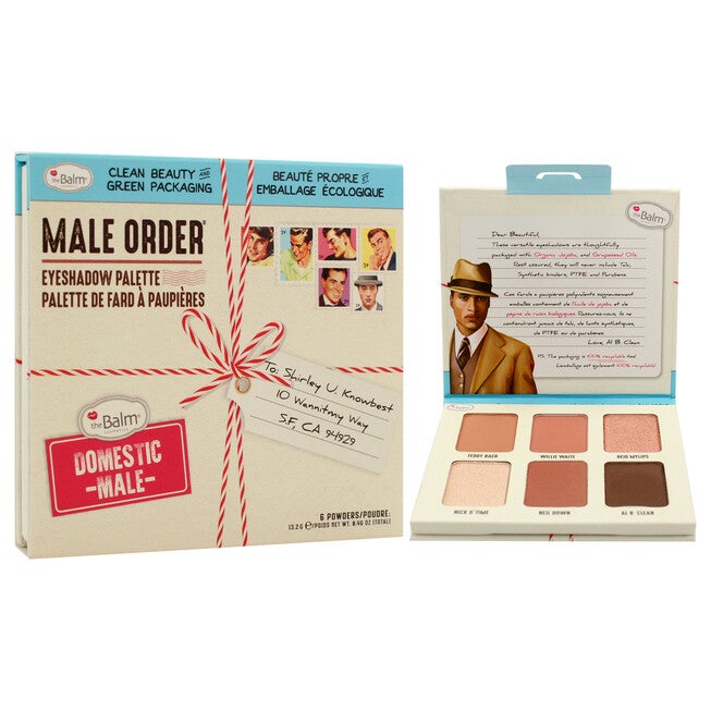 Male Order Domestic Eyeshadow Palette by the Balm for Women - 0.46 oz Eye Shadow, NA, alternate image number null