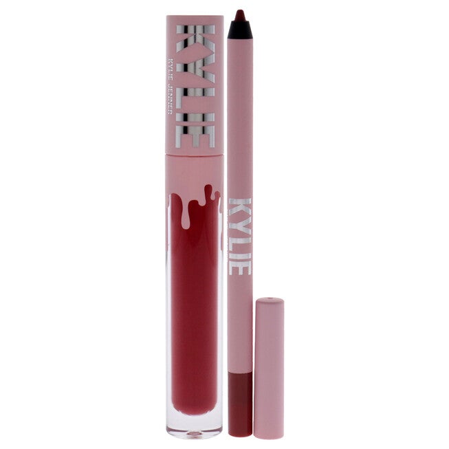 Matte Lip Kit - 401 Victoria by Kylie Cosmetics for Women - 2 Pc 0.10oz Matte Liquid Lipstick, 0.039oz Lip Liner, NA, alternate image number null