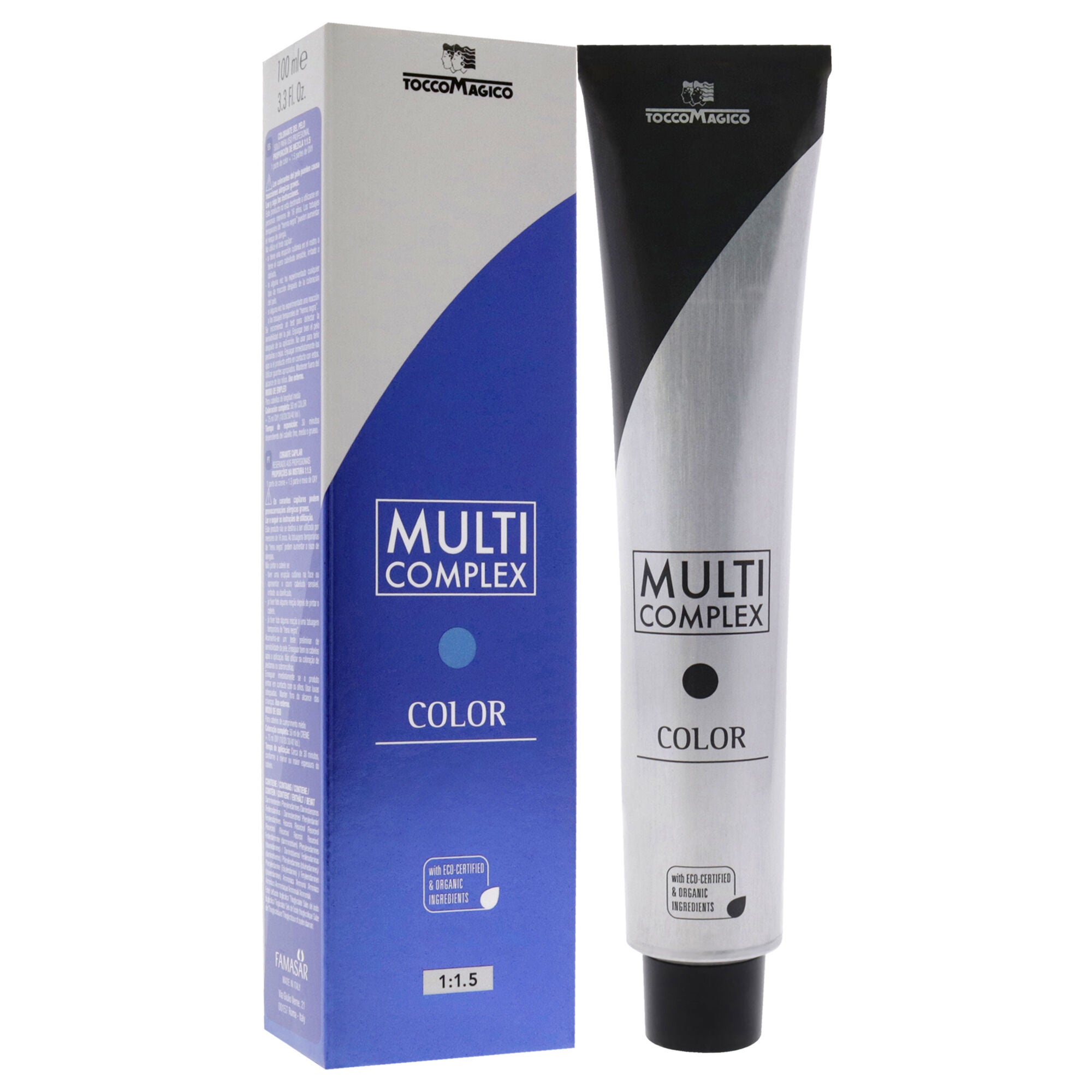 Multi Complex Permanet Hair Color - 6.1 Dark Ash Blond by Tocco Magico for Unisex - 3.38 oz Hair Color, See Description, alternate image number 1