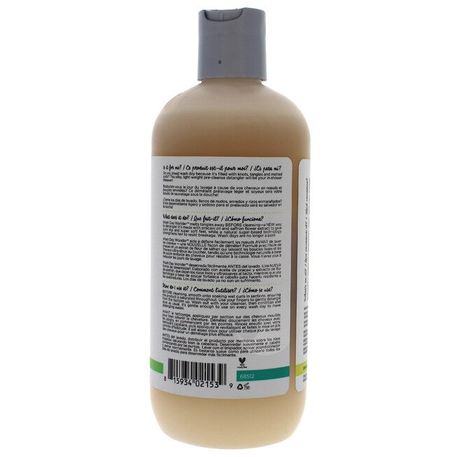 Wash Day Wonder Pre-Cleanse Slip Detangler by DevaCurl for Unisex - 12 oz Detangler, NA, alternate image number null