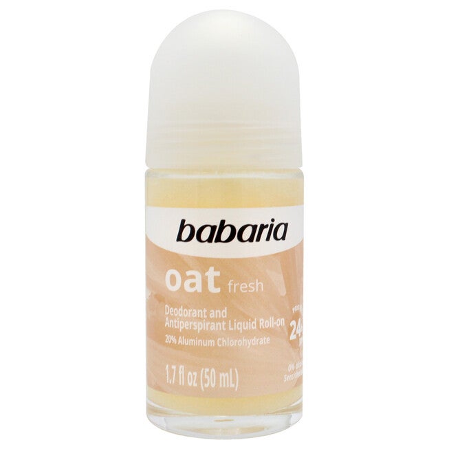 Oat Fresh 24H Protection Deodorant and Antiperpirant by Babaria for Women - 1.7 oz Deodorant Roll-On, See Description, hi-res image number 0